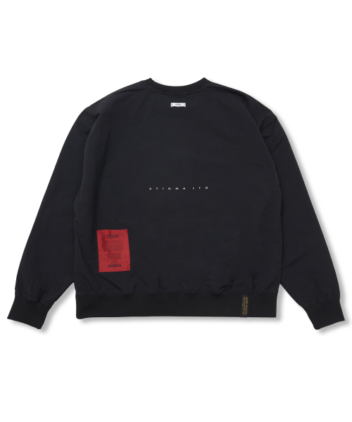 STIGMA(スティグマ)の「Wind Breaker Oversized Crewneck Black(スウェット・メンズ・その他・MEDIUM/LARGE/X-LARGE)」の2枚目の写真
