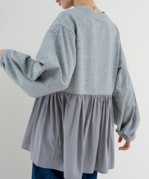 refinedworks | 【refinedworks】 立体シルエット が魅力の ランタン スリーブ プルオーバー(Tシャツ/カットソー)