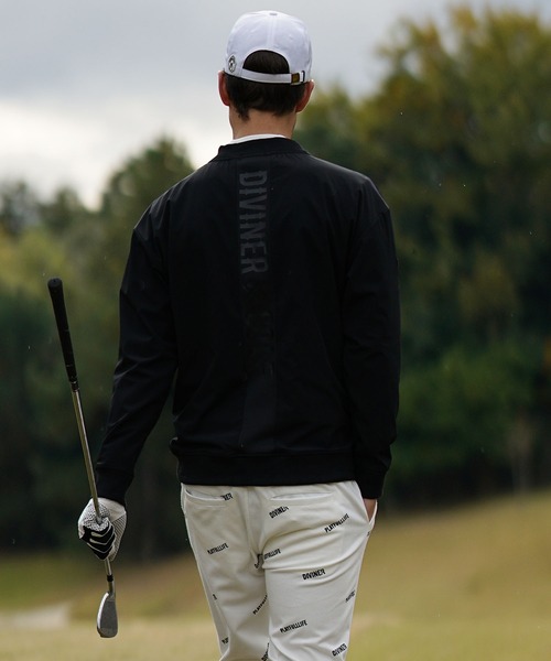 DIVINER GOLF(ディバイナー ゴルフ)の「【DIVINER GOLF】シャカモックネックプルオーバー メンズ ゴルフウェア 長袖 ストレッチ ロンT ホワイト ブラック 春服 冬服(Tシャツ/カットソー・メンズ・チャコール/ブラック/ホワイト・XXL/XL/L/M)」の17枚目の写真