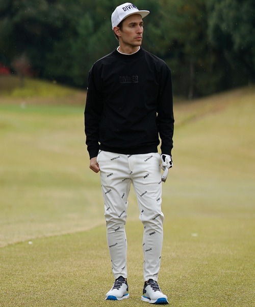 DIVINER GOLF(ディバイナー ゴルフ)の「【DIVINER GOLF】シャカモックネックプルオーバー メンズ ゴルフウェア 長袖 ストレッチ ロンT ホワイト ブラック 春服 冬服(Tシャツ/カットソー・メンズ・チャコール/ブラック/ホワイト・XXL/XL/L/M)」の18枚目の写真