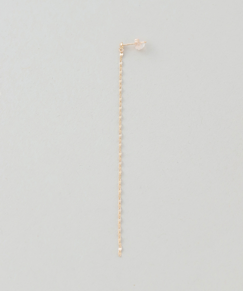 SLOBE IENA(スローブイエナ)の「SLOBE アシンメトリーピアス K10(ピアス(両耳用)・レディース・ゴールド・FREE)」の7枚目の写真