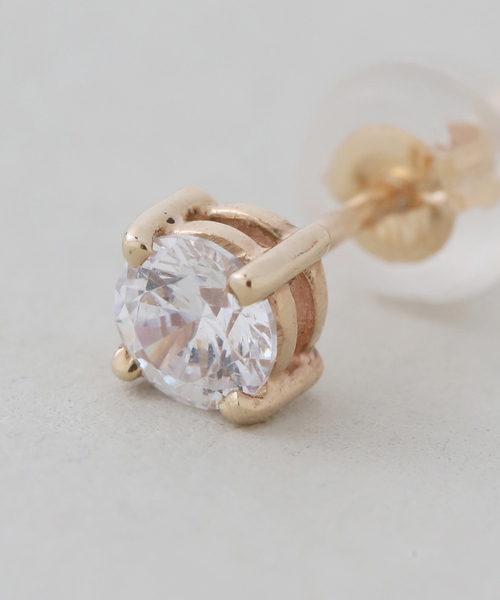 SLOBE IENA(スローブイエナ)の「SLOBE アシンメトリーピアス K10(ピアス(両耳用)・レディース・ゴールド・FREE)」の15枚目の写真