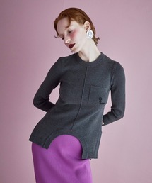 SHEER LAYERED TURTLE KT（ニット/セーター）｜OMMO（オーエムエムオー