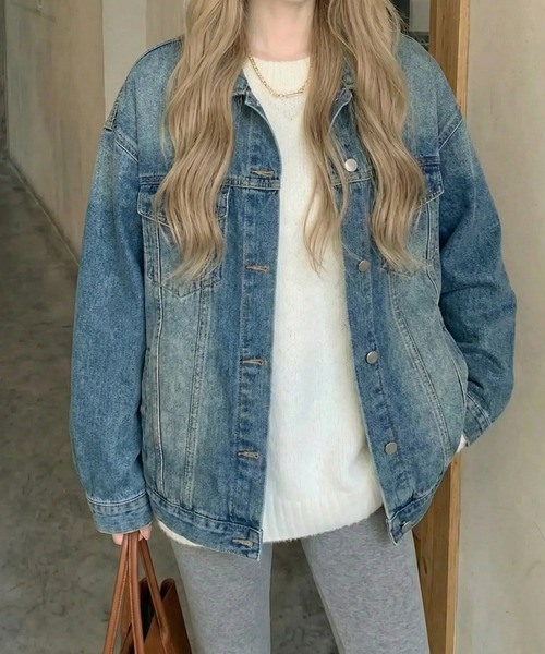 cammie(キャミー)の「リブニットトップスセットアップ(アンサンブル・レディース・ホワイト/ブラック/グレー・F)」の9枚目の写真