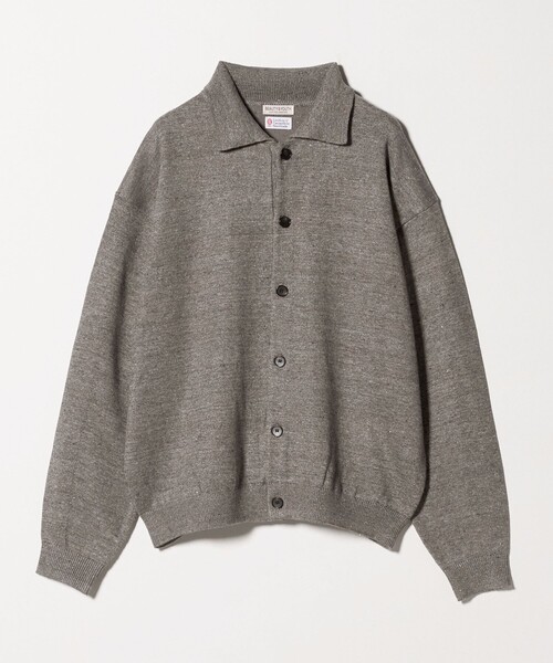 BEAUTY&YOUTH UNITED ARROWS(ビューティーアンドユースユナイテッドアローズ)の「ハイブリッド リネン ポロカラー ジャケット ウォッシャブル(カーディガン/ボレロ・メンズ・ブラウン/ブラック・S/M/L/XL)」の14枚目の写真