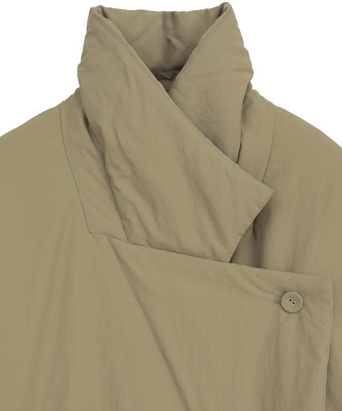 CLANE(クラネ)の「CLANE/クラネ/COLOR DOWN CHESTER COAT(ダウンジャケット/コート・レディース・ブラック/カーキ・1)」の10枚目の写真