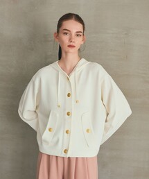 GRACE CLASS（グレースクラス）の「ニットフーディブルゾン（ブルゾン）」