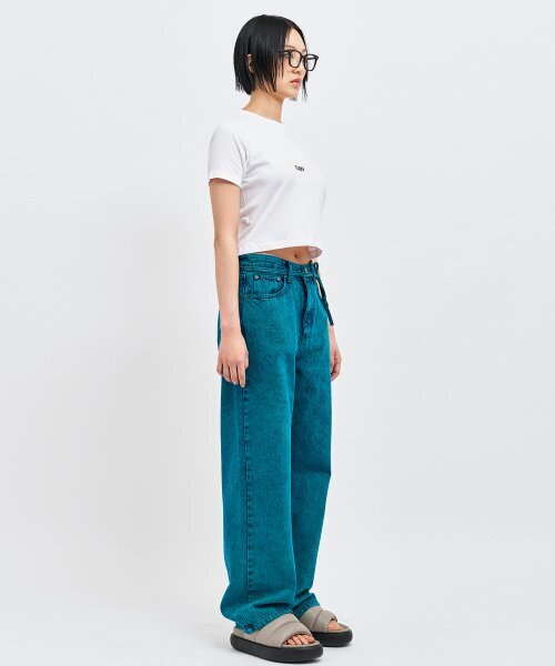 C WEAR BY THE GENIUS(シーウェアバイザジーニアス)の「ユギョフィット TLQKF クロップTシャツ(Tシャツ/カットソー・レディース・その他・size1)」の3枚目の写真