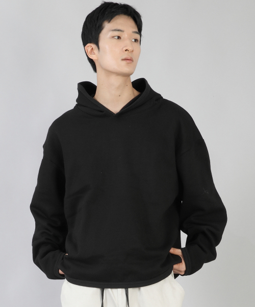 SAINTCREW(セントクルー)の「ミニマルオーバーサイズフードパーカー MOH-867 ブラック(パーカー・メンズ・その他・MEDIUM/LARGE/X-LARGE)」の1枚目の写真