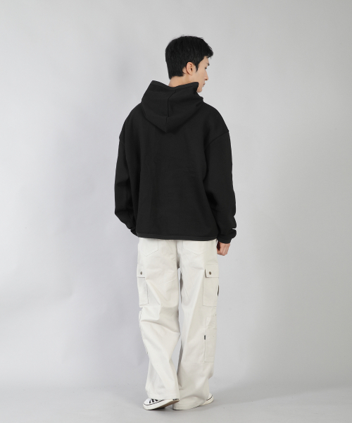 SAINTCREW(セントクルー)の「ミニマルオーバーサイズフードパーカー MOH-867 ブラック(パーカー・メンズ・その他・MEDIUM/LARGE/X-LARGE)」の9枚目の写真