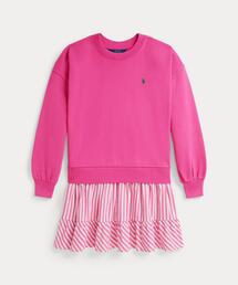 プリーテッド ウール A ライン ドレス（ワンピース）｜POLO RALPH