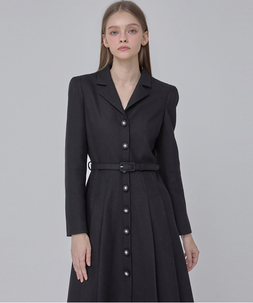 JULIY&CALLA（ジュリー&カラー）の「24 FW カラー106 ディア ジゼル ワンピース ブラック（ワンピース・レディース・その他・SMALL）」の2枚目の写真