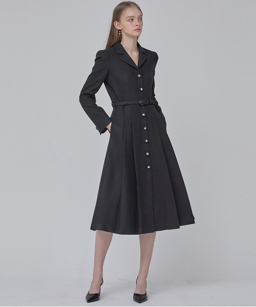 JULIY&CALLA（ジュリー&カラー）の「24 FW カラー106 ディア ジゼル ワンピース ブラック（ワンピース・レディース・その他・SMALL）」の5枚目の写真