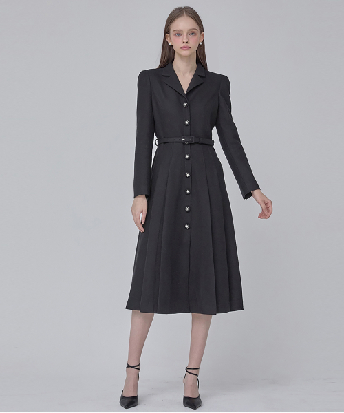 JULIY&CALLA（ジュリー&カラー）の「24 FW カラー106 ディア ジゼル ワンピース ブラック（ワンピース・レディース・その他・SMALL）」の6枚目の写真