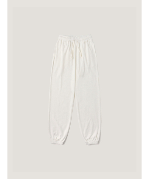 SOOPUI(スープイ)の「Organic Terry long pants in Ivory(スウェットパンツ・レディース・その他・SMALL/MEDIUM)」の2枚目の写真