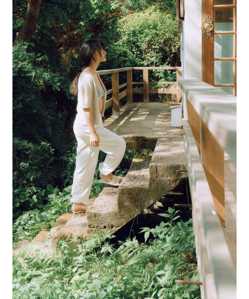 SOOPUI(スープイ)の「Organic Terry long pants in Ivory(スウェットパンツ・レディース・その他・SMALL/MEDIUM)」の3枚目の写真
