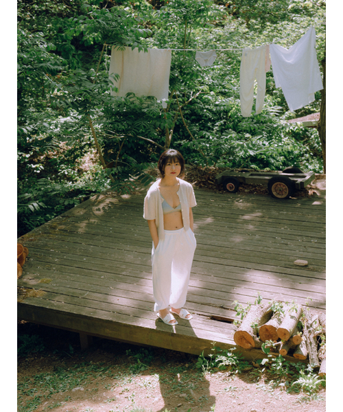 SOOPUI(スープイ)の「Organic Terry long pants in Ivory(スウェットパンツ・レディース・その他・SMALL/MEDIUM)」の4枚目の写真