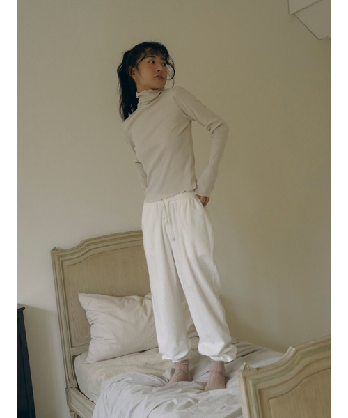 SOOPUI(スープイ)の「Organic Terry long pants in Ivory(スウェットパンツ・レディース・その他・SMALL/MEDIUM)」の5枚目の写真