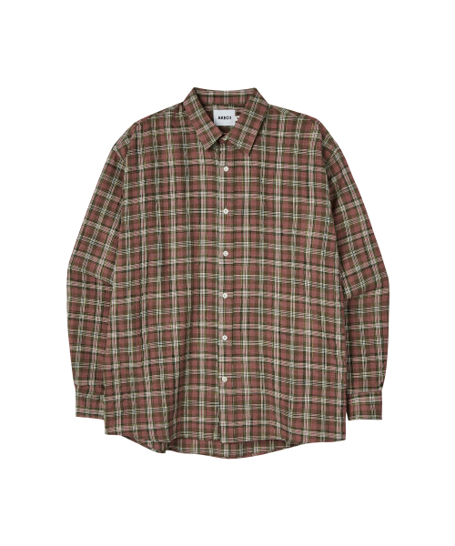 AKECII(アケシ)の「トモチェックシャツ-ピンク(シャツ/ブラウス・メンズ・その他・MEDIUM/LARGE)」の6枚目の写真