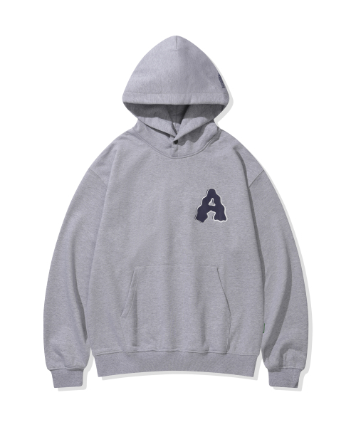 ALEXNAIDEN(アレックスエンエイデン)の「グランAスナップフードパーカー(メランジグレー)(パーカー・レディース・グレー・SMALL/MEDIUM/LARGE/X-LARGE)」の1枚目の写真