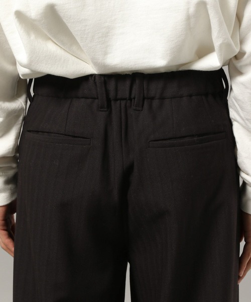 セール】CURVE SEAM WIDE SLACKS / カーブシームワイドスラックス