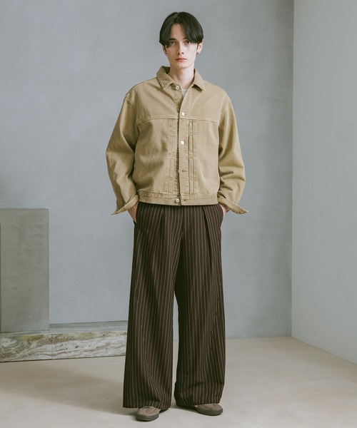 セール】CURVE SEAM WIDE SLACKS / カーブシームワイドスラックス