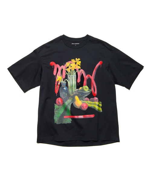 uniform experiment(ユニフォームエクスペリメント)の「MICHAEL CHERNO: NARCISSUS TEE(Tシャツ/カットソー・メンズ・ブラック/ホワイト・3/2/1/5/4)」の1枚目の写真