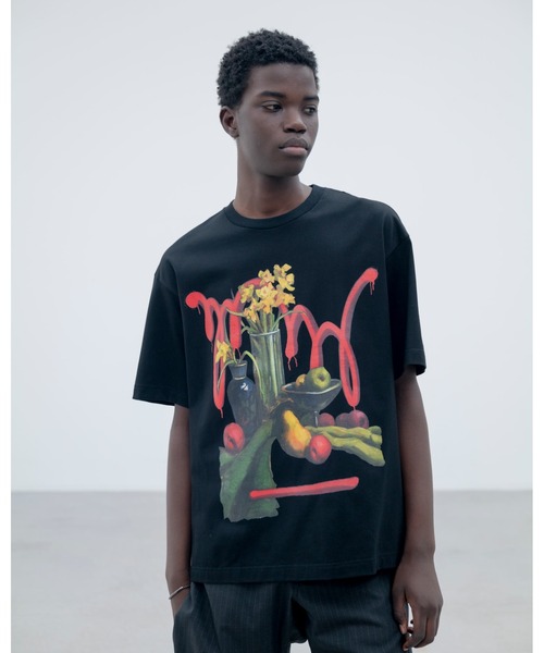 uniform experiment(ユニフォームエクスペリメント)の「MICHAEL CHERNO: NARCISSUS TEE(Tシャツ/カットソー・メンズ・ブラック/ホワイト・3/2/1/5/4)」の3枚目の写真