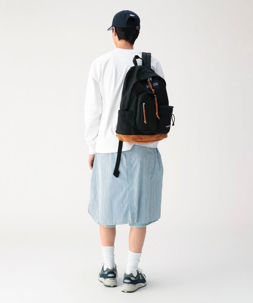 Champion(チャンピオン)の「【別注】Champion / フェイク レイヤード ロングスリーブ Tシャツ(Tシャツ/カットソー・メンズ・ホワイト/ブルー/ブラック・XL/L/M/S)」の4枚目の写真
