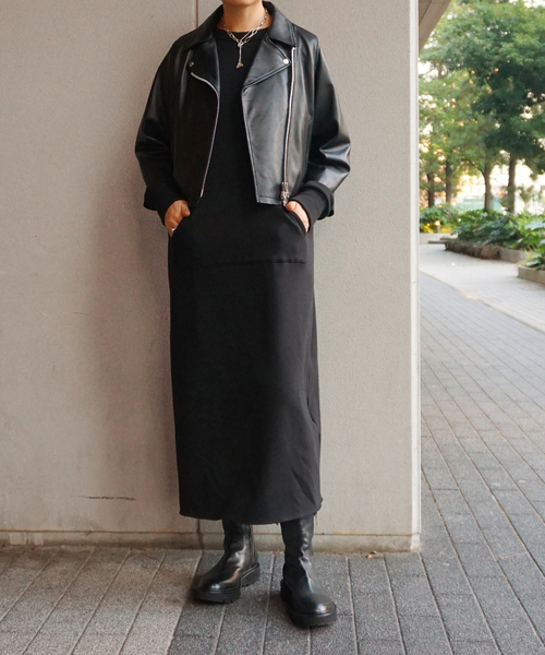 追加2》レザー ショートライダースジャケット（ライダースジャケット