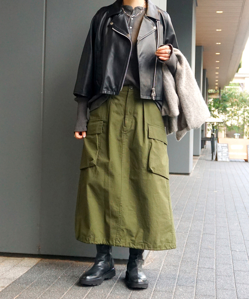 JOURNAL STANDARD LUXE（ジャーナルスタンダード　ラックス）の「《追加2》レザー ショートライダースジャケット（ライダースジャケット・レディース・ブラック/ブラウン・FREE）」の7枚目の写真