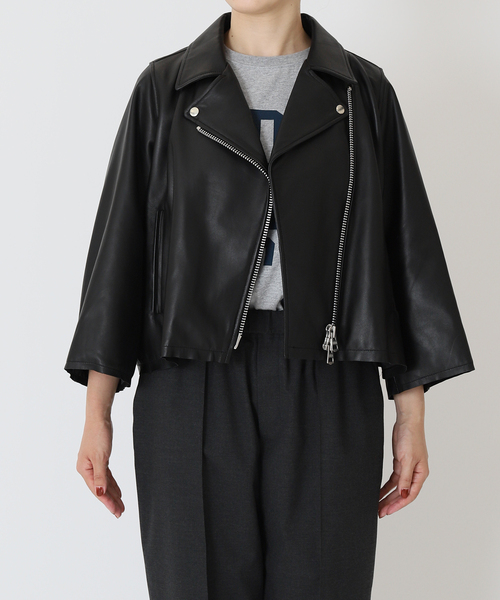 追加2》レザー ショートライダースジャケット（ライダースジャケット