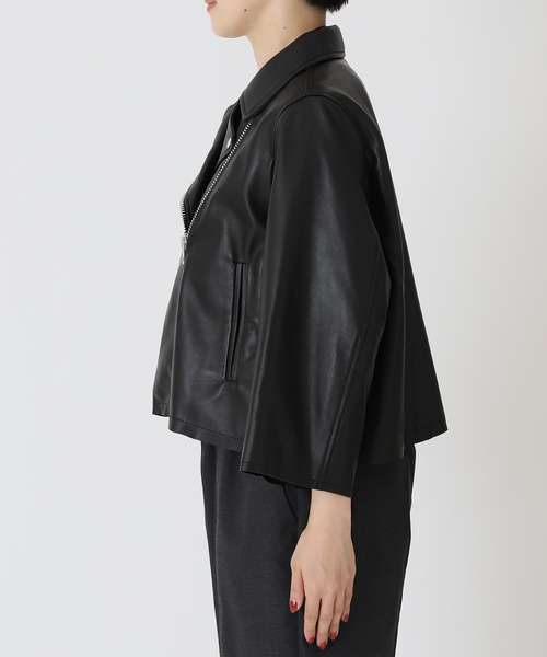 追加2》レザー ショートライダースジャケット（ライダースジャケット