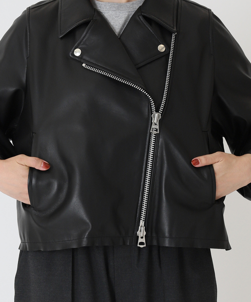 追加2》レザー ショートライダースジャケット（ライダースジャケット