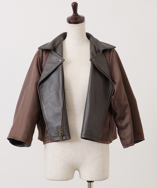 追加2》レザー ショートライダースジャケット（ライダースジャケット
