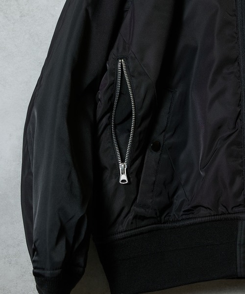 NUMBER (N)INE（ナンバーナイン）の「HAND PAINTED PRINTED MA-1 JACKET / ハンドペイント プリント エムエーワン ジャケット（ミリタリージャケット・メンズ・ブラック系1/ブラック系2・2/3/4）」の20枚目の写真