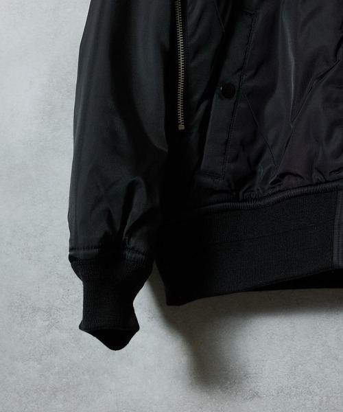 NUMBER (N)INE（ナンバーナイン）の「HAND PAINTED PRINTED MA-1 JACKET / ハンドペイント プリント エムエーワン ジャケット（ミリタリージャケット・メンズ・ブラック系1/ブラック系2・2/3/4）」の18枚目の写真