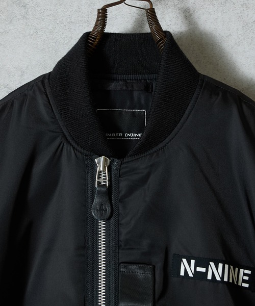 NUMBER (N)INE（ナンバーナイン）の「HAND PAINTED PRINTED MA-1 JACKET / ハンドペイント プリント エムエーワン ジャケット（ミリタリージャケット・メンズ・ブラック系1/ブラック系2・2/3/4）」の16枚目の写真