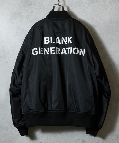 HAND PAINTED PRINTED MA-1 JACKET / ハンドペイント プリント エム