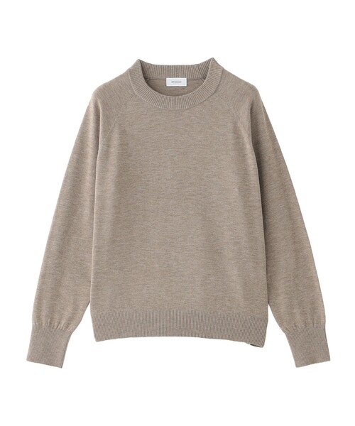 MACKINTOSH PHILOSOPHY（ﾏｯｷﾝﾄｯｼｭ ﾌｨﾛｿﾌｨｰ）の「【WEB&一部店舗限定】リラクシーハイゲージニットプルオーバー（ニット/セーター・レディース・ダークネイビー/チャコールグレー/ベージュ系その他4・38）」の3枚目の写真