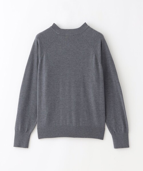 MACKINTOSH PHILOSOPHY（ﾏｯｷﾝﾄｯｼｭ ﾌｨﾛｿﾌｨｰ）の「【WEB&一部店舗限定】リラクシーハイゲージニットプルオーバー（ニット/セーター・レディース・ダークネイビー/チャコールグレー/ベージュ系その他4・38）」の4枚目の写真