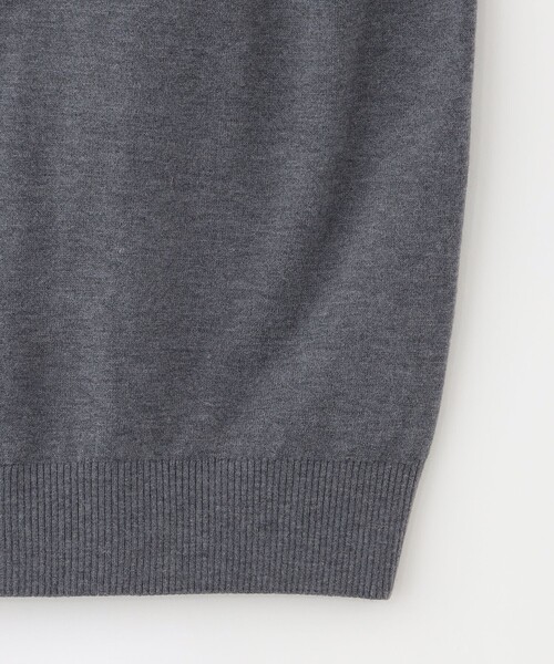 MACKINTOSH PHILOSOPHY（ﾏｯｷﾝﾄｯｼｭ ﾌｨﾛｿﾌｨｰ）の「【WEB&一部店舗限定】リラクシーハイゲージニットプルオーバー（ニット/セーター・レディース・ダークネイビー/チャコールグレー/ベージュ系その他4・38）」の7枚目の写真