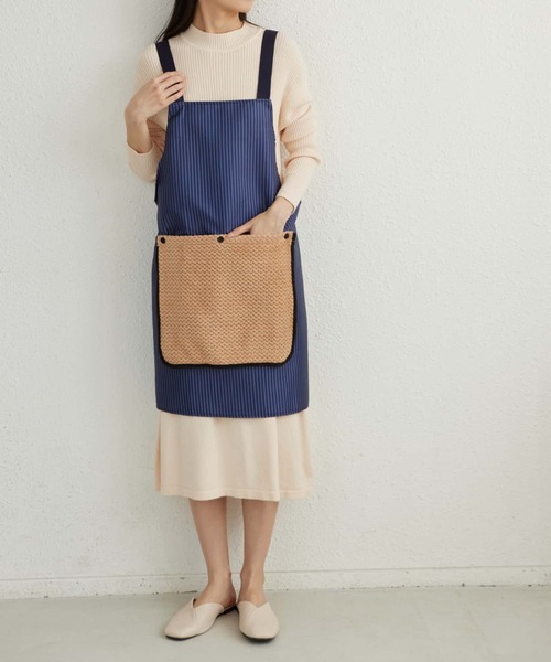 セール】タオル外し可能 バッククロスエプロン（つなぎ/オールインワン