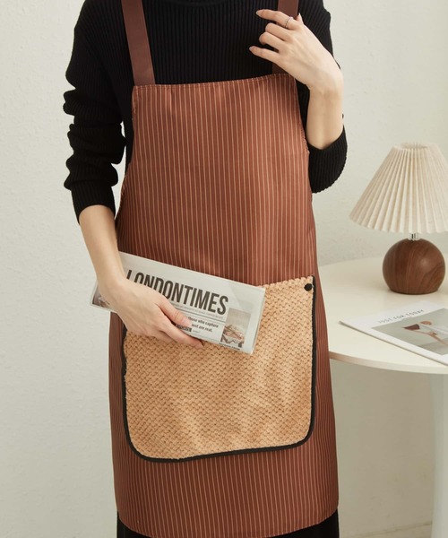 セール】タオル外し可能 バッククロスエプロン（つなぎ/オールインワン