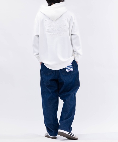 JOHN'S CLOSET（ジョンズクローゼット）の「【3】リラックスフィット ワンタック チノ/デニム シェフパンツ（チノパンツ・メンズ・ブラック/スミクロ/カーキ・X-LARGE/LARGE/MEDIUM）」の13枚目の写真