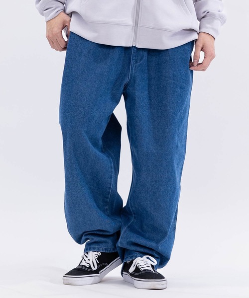 JOHN'S CLOSET（ジョンズクローゼット）の「【3】リラックスフィット ワンタック チノ/デニム シェフパンツ（チノパンツ・メンズ・ブラック/スミクロ/カーキ・X-LARGE/LARGE/MEDIUM）」の14枚目の写真