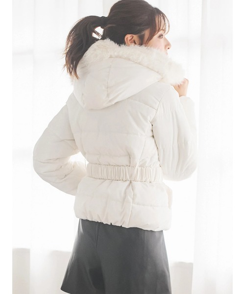 ベルト付きパファージャケット（ダウンジャケット/コート）｜LUDIC