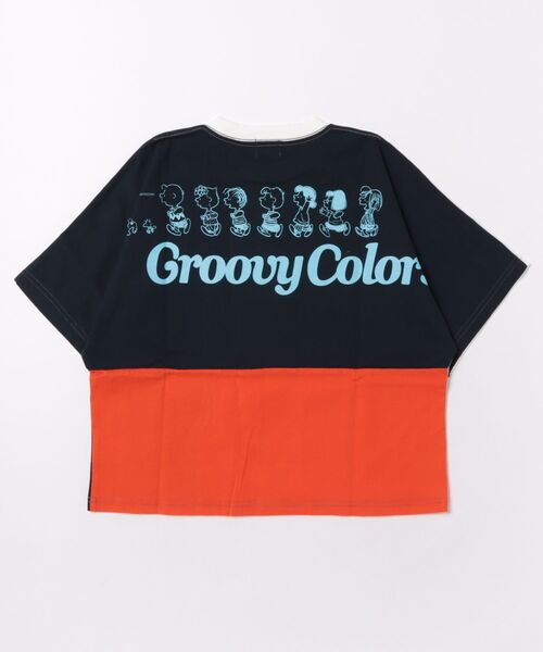 GROOVY COLORS(グルービーカラーズ)の「SNOOPY ALL STAR Wide Tee(Tシャツ/カットソー・キッズ・マルチ・125/115)」の2枚目の写真
