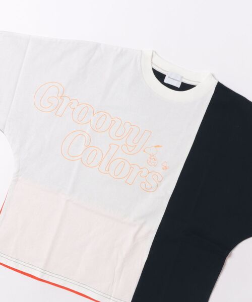 GROOVY COLORS(グルービーカラーズ)の「SNOOPY ALL STAR Wide Tee(Tシャツ/カットソー・キッズ・マルチ・125/115)」の4枚目の写真