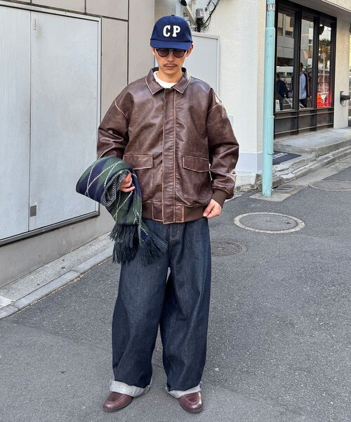 CIAOPANIC(チャオパニック)の「ヴィンテージライクレザージャケット(ブルゾン・レディース・ブラウン/キャメル/ブラック・MEDIUM/LARGE)」の17枚目の写真